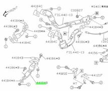 新品・未使用・純正品 スバル レガシィ BE/BH 99/10～03/04 フロントパイプ ジョイント パイプ アセンブリ エキゾースト L 左_画像2