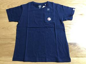 【即決 新品タグ付】ニンテンドー ユニクロコラボ スーパーマリオ★テレサ半袖Tシャツ【130】ネイビー 任天堂