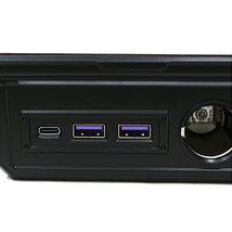 電源増設キット ジムニー JB64W ジムニーシエラ JB74W ユニット USB DCソケット TYPE-C QC3.0対応 急速充電ポート LEDライト ブルー_画像3