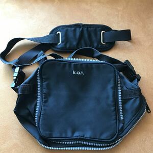 k.a.t. car a-te- shoulder bag black bag 