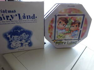 Christmas Fairy Land 　空き缶　不二家　ぺこ・ぽこちゃん