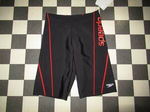 ★スピード/Speedo★新品　M　Men's Jammer V /メンズジャマー5　フィットネス水着 　ブラック×レッド