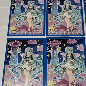 《未使用品》初音ミク 通天閣 コラボグッズセット ミニクリアファイル ポストカード 大阪弁カードセット 大阪 なにわ の画像8