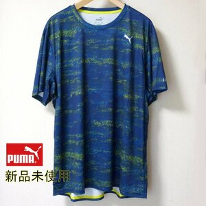 送料無料S(M相当)プーマPUMA ネイビー/紺青 DRYCELL Tシャツ/吸水速乾/360°REFLECTIVITY