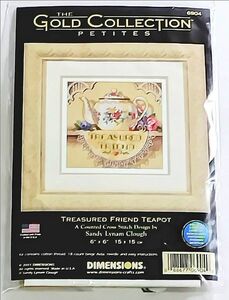 クロスステッチキット Treasured Friend Teapot（ワケあり）