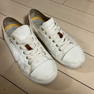 ラシット russet スニーカー　37 白い　キャンバス　ローカット