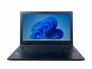 ●TOSHIBA dynabook B65/J_i5-8250U_8GBメモリ_128GB SSD_15.6型_Windows 11 Pro_訳あり【 中古ノートパソコン ITS JAPAN 】