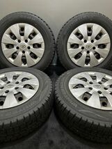 195/65R15 DUNLOP/WINTER MAXX WM02 21年 製トヨタ 純正 スチール 15インチ 6J ＋50 114.3 5H スタッドレス 4本 ノア ヴォクシー (2-C463)_画像1