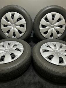 165/70R14 BRIDGESTONE/NEXTRY 21年製 トヨタ 純正 スチール 14インチ 5J ＋39 100 4H 夏タイヤ 4本 ヴィッツ アクア スペイド (2-C482)