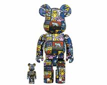 BE@RBRICK KEITH HARING #10 100％ & 400％ ベアブリック_画像1