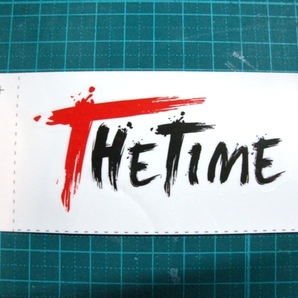 新品 未使用 THE TIME ステッカー ザ タイム ロゴ 文字 英語 英文 シール フィッシング 釣り ブランド メーカー