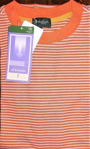( Kids * man * T-shirt * new goods ) dry fast border short sleeves horn lure s orange series S chest 82~90, height 150. polyester 100