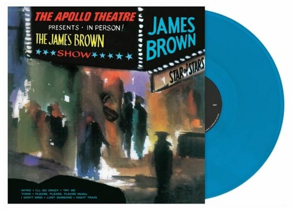 新品LPレコード名盤ジェームス・ブラウンJames Brown限定生産ブルー盤Live At The Apollo重量盤