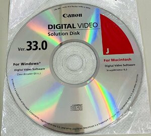 2YXS219★現状品★Canon　デジタルビデオソリューションディスク　Ver.33.0　Windows・Mac両対応