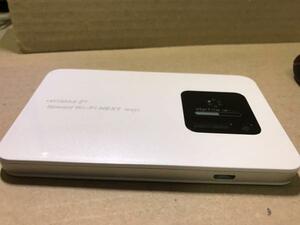 2310009★ジャンク品UQ NAD31 WiMAX2+ Speed Wi-Fi NEXT WX01 ホワイト◯NAD31MWU ★★バッテリーなし　