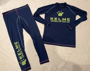 KELME◇アンダーシャツ＆スパッツ【中古】M　紺