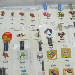 85枚セット レア レトロ 日本 1970年代 古い煙草 たばこ パッケージ hope ホープ シガレット 紙 ラベル アンティーク ビンテージ の画像4
