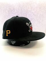 新品75/8★ピッツバーグ・パイレーツ★ニューエラ59FIFTY 海外限定モデル★高級感漂うコーデュロイ素材★NEWERA 国内未発売★PIRATES_画像3