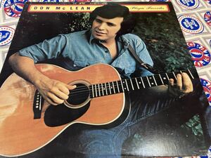 Don Mclean★中古LP/USオリジナル盤「ドン・マクリーン～Ｐlayin’Favorites」カット盤