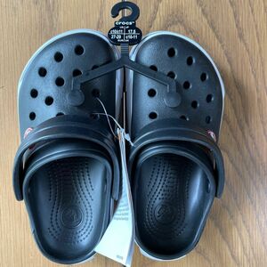 クロックス クロックサンダル ジュニア クロックバンド 2 キッズ crocs 17.5センチ ブラック　タグ付き未使用品