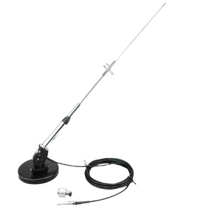 144/430MHz帯 45㎝デュアルアンテナ+2軸可動式マグネットアンテナ基台+RG316(1.5D-2V相当)同軸ケーブル5m MJL-MP Yahooフリマ対応