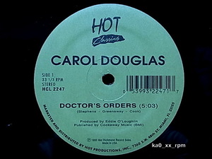 ★☆Carol Douglas「Doctor's Orders / Midnight Love Affair」☆★5点以上で送料無料!!!