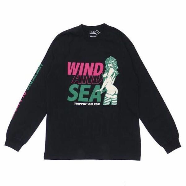 限定 ヒステリックグラマー WIND AND SEA コラボレーションモデル 20AW L/S 長袖Tシャツ 新品未使用