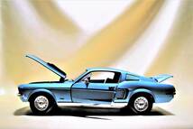 新品マイスト1/18 【Maisto】■1968年式Ford Mustang GT Cobra Jet■フォード/フェラーリ/BMW/ポルシェ/アウディ/オートアート/京商/他 _画像10