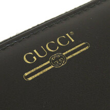 GUCCI グッチ 547597 ロゴ カードケース レザー メンズ 中古_画像6