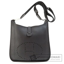 HERMES エルメス エブリン 3 ブラック シルバー金具 ショルダーバッグ トゴ レディース 中古_画像1