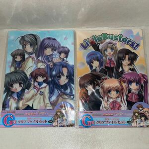 即決！未使用■タイトーくじ本舗 KEY～Second Edition～ G賞 クリアファイル 3枚セット×2 計6枚■CLANNAD エンジェルビーツ