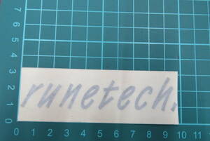 『runetech,』　転写ステッカー　デカール
