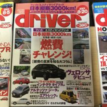 ドライバー　2001年　東京モーターショー　月/2冊12ヶ月の内　巻6冊に成ります。 (8/5、8/20、9/5、9/20、10/20、11/20)_画像3