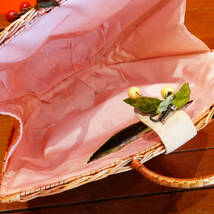 ★70s Capaf Italy Vintage fruit basket bag_画像8