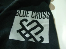 ssy6382 BLUE CROSS スウェット プルオーバー ブラック ■ ハーフジップ ■ 刺繍 プリント ハイネック 無地 LLサイズ_画像4