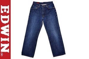 J8497* прекрасный товар *EDWIN 50303 Edwin * сделано в Японии Vintage woshu обработка Denim распорка джинсы W31