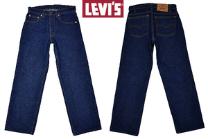 K-4076★超美品★Levi's リーバイス 505-0217★1988年11月 80s アメリカ USA製 ヴィンテージ 濃紺デニム ストレートジーンズ W-29