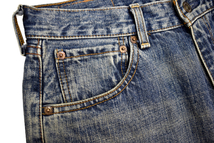 K-4084★美品★Levi's リーバイス 504-03★2003年5月製造 日本製 ヴィンテージ加工 デニム 太め ルーズフィット ストレートジーンズ W-31_画像5