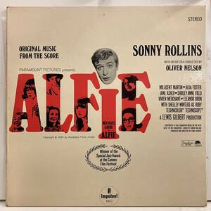 ●即決LP Sonny Rollins / Alfie As9111 j37121 米オリジナル、ステレオ4logo オレンジ Vangelder PHIL WOODS