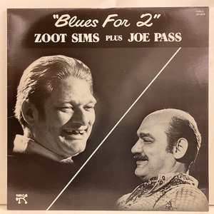 ●即決LP Zoot Sims Plus Joe Pass / Blues For 2 2310.879 j36818 スウェーデン・オリジナル ジョー・パス