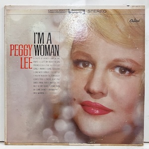 ●即決VOCAL LP Peggy Lee / I'm A Woman st1857 jv4437 米盤、艶中央ロゴ黒虹Stereo ペギー・リー