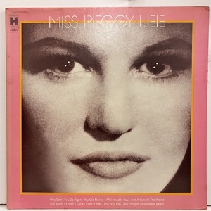 ●即決VOCAL LP Peggy Lee / Miss Peggy Lee h30024 jv4443 米盤 ペギー・リー ベニー・グッドマン