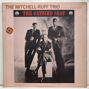 ●即決LP Mitchell Ruff Trio / Catbird Seat 1374 j36896 米盤、枠無赤紫白ファン/Mono、AT W刻印 ドゥワイク・ミッチェル