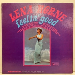 ●即決VOCAL LP Lena Horne / Feelin' Good ual3433 jv4489 米オリジナル、艶黒Mono レナ・ホーン 