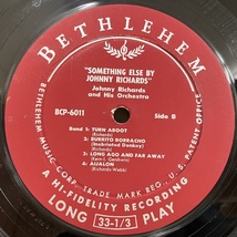 ●即決LP Johnny Richards/ Something Else bcp6011 j37130 米オリジナル、リーフDg Mono ジョニー・リチャーズ_画像2