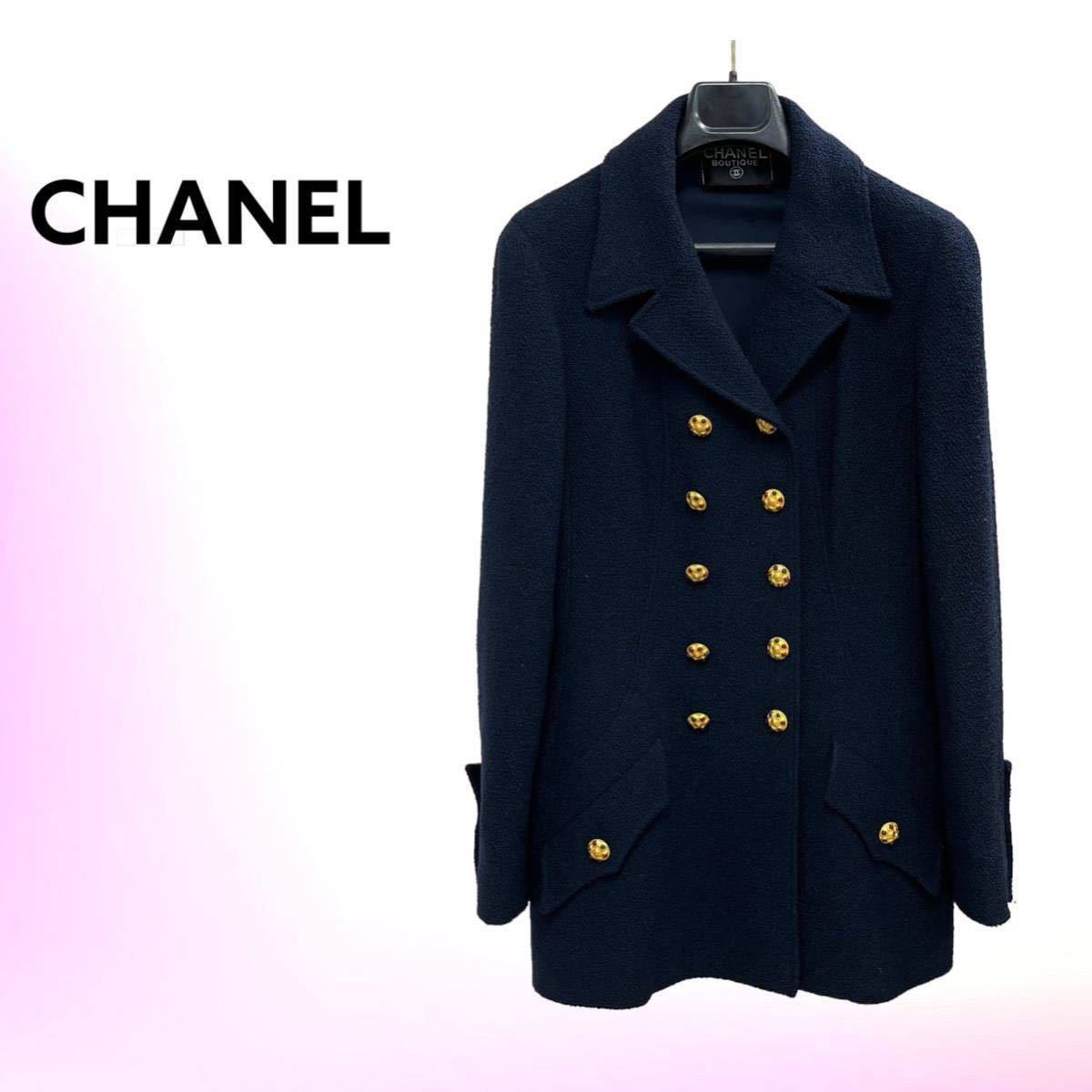高級 CHANEL シャネル 04A P24398V14928 COCO ココボタン 裾チェーン