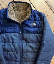 USA古着THE NORTH FACE ノースフェイス リバーシブルジャケット ボーイズ Mサイズ_画像1