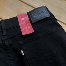 デッドストック Levis 712 デニムパンツ レディース W27 L32 スキニー スリムフィット ブラック ストレッチ性 USA古着 アメリカ仕入 P0879_画像10