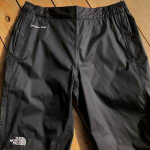 USA古着 The North Face ノースフェイス レインパンツ レディースSサイズ HYVENT 2.5L 撥水性 ドローコード付 アウトドア キャンプ P0735