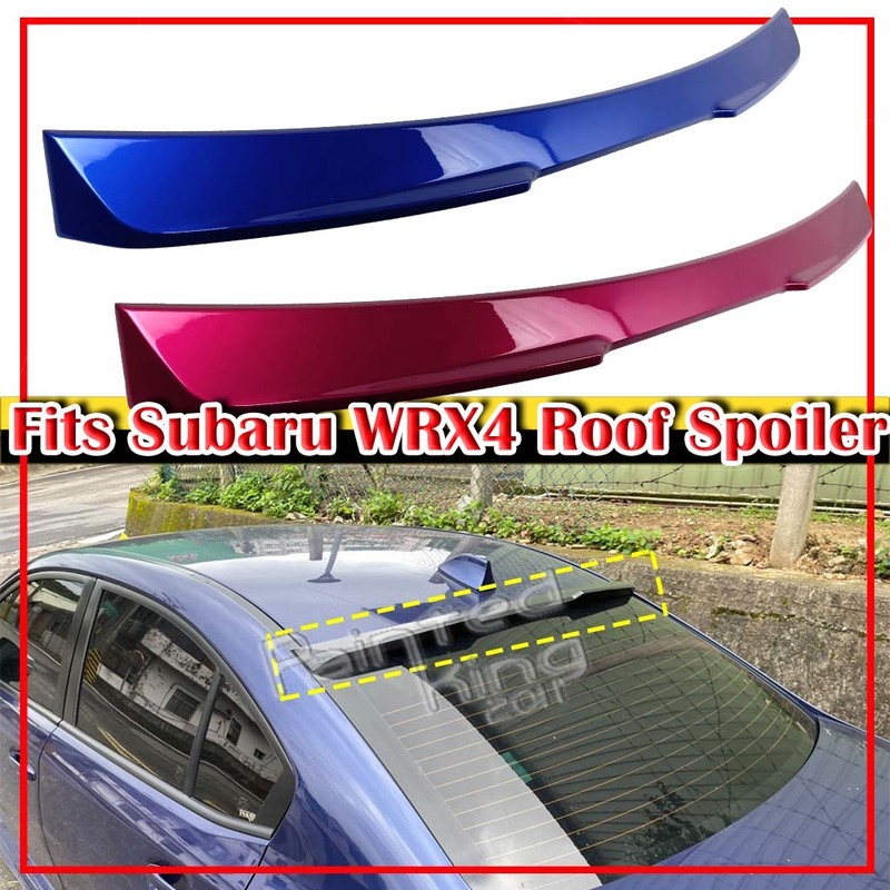 塗装込み 2015-2021 スバル WRX STI S4 VA エアロ リアルーフスポイラー リアガラススポイラー X TYPE ABSの材質 各純正色対応